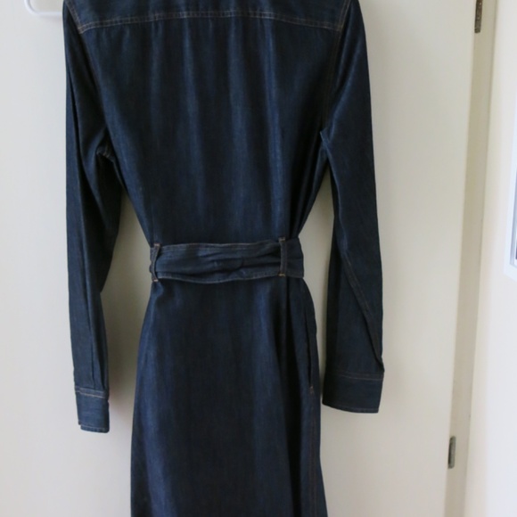 Lauren Ralph Lauren Denim A-line Shirtdress Sz. 8 - Picture 3 of 8